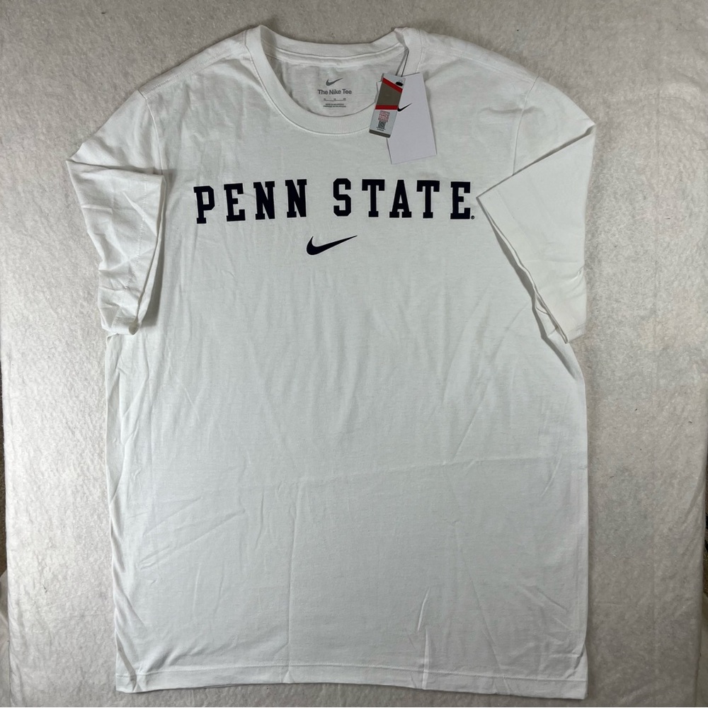 Nike Penn State Nittany Lions Short Sleeve T-Shirt Men's Size XL New White